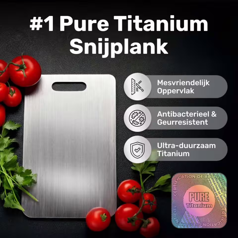 Katori 100% pure titanium cutting board